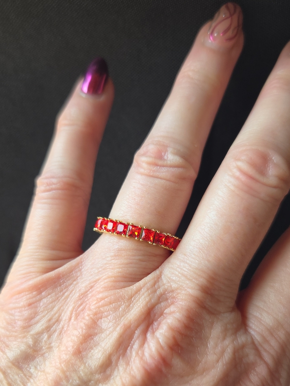 Park Lane Josie Red Ring Size 7